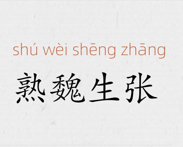 熟魏生张成语故事