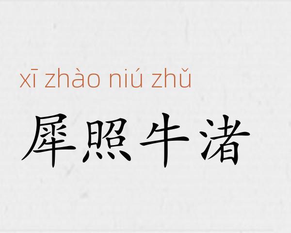 犀照牛渚成语故事