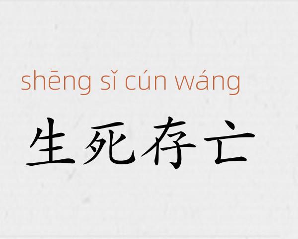 生死存亡成语故事