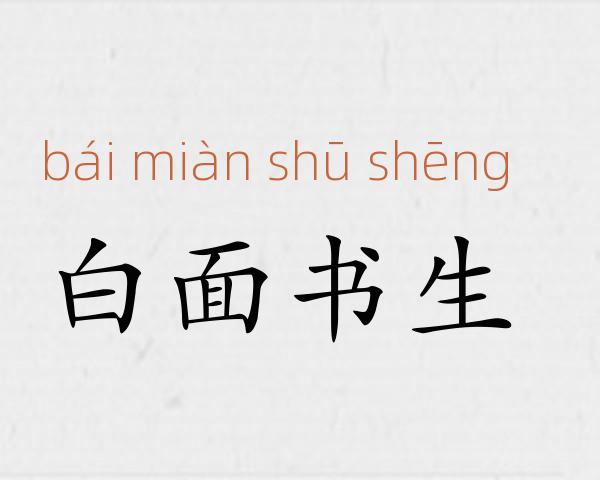白面书生成语故事