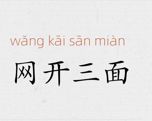 网开三面成语故事