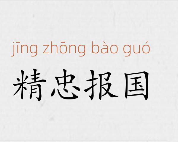 精忠报国成语故事