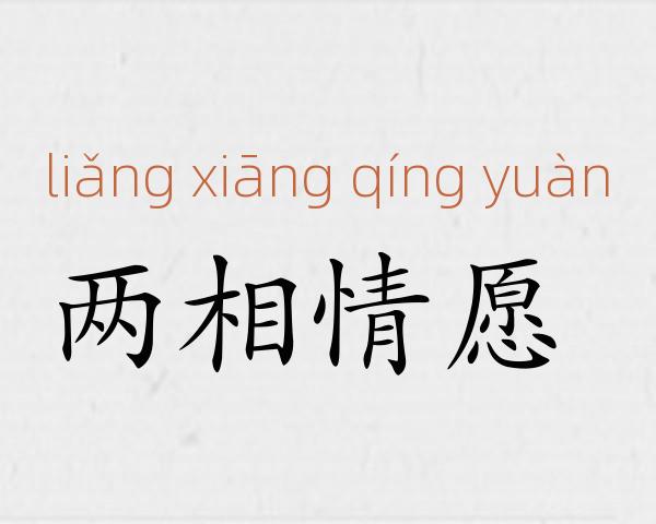 两相情愿成语故事