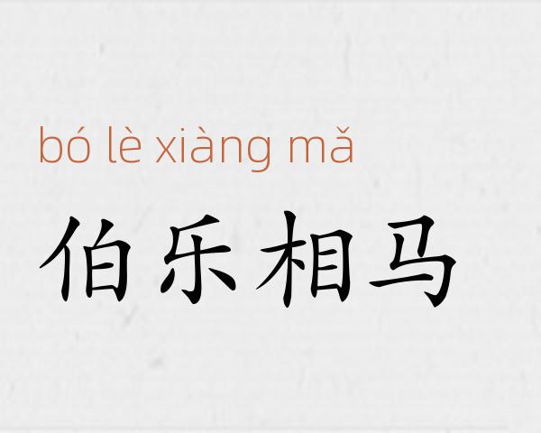伯乐相马成语故事