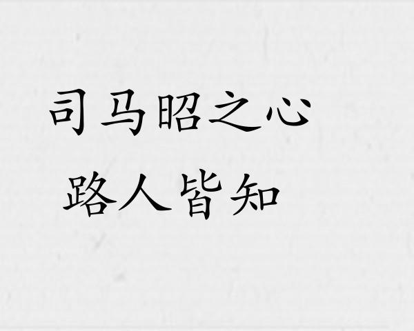 司马昭之心，路人皆知成语故事