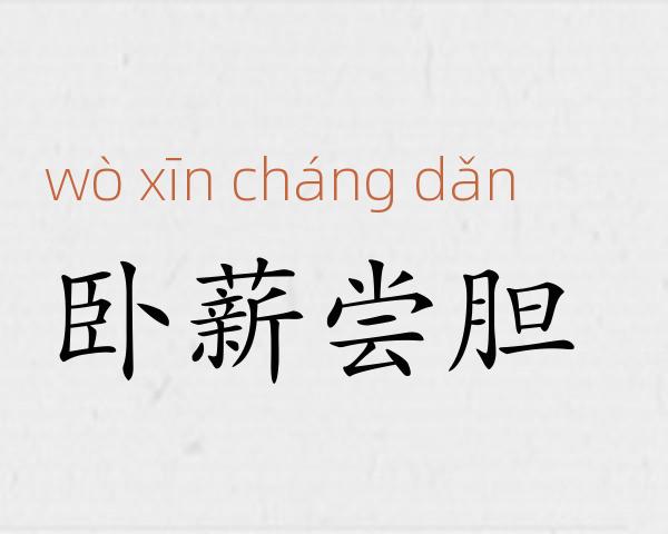卧薪尝胆成语故事