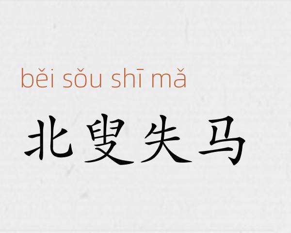 北叟失马成语故事
