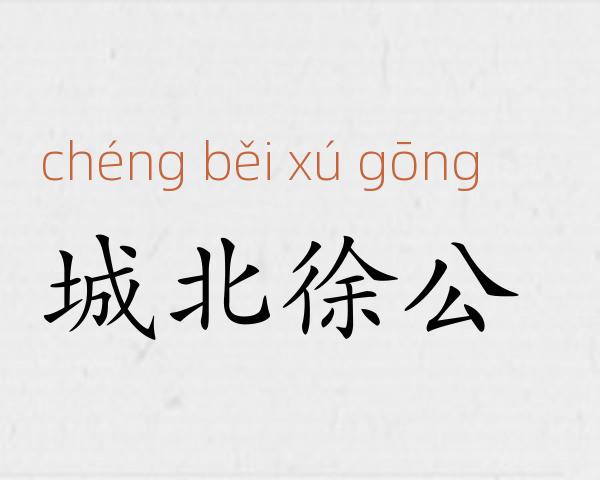 城北徐公成语故事