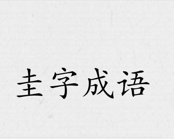 圭字成语