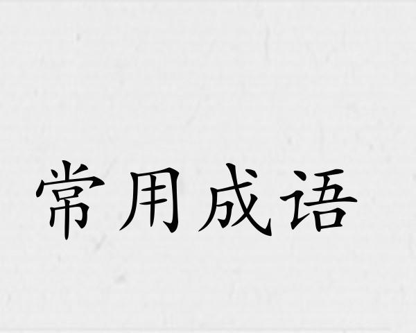 常用成语