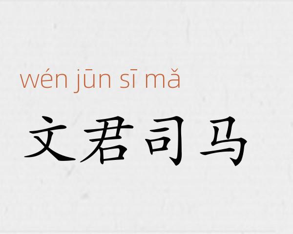 文君司马成语故事