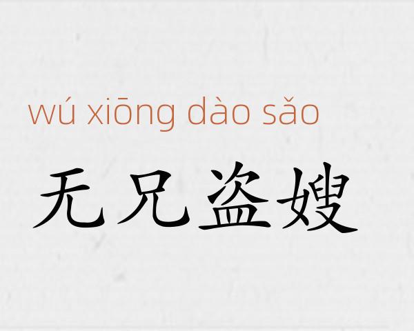无兄盗嫂成语故事