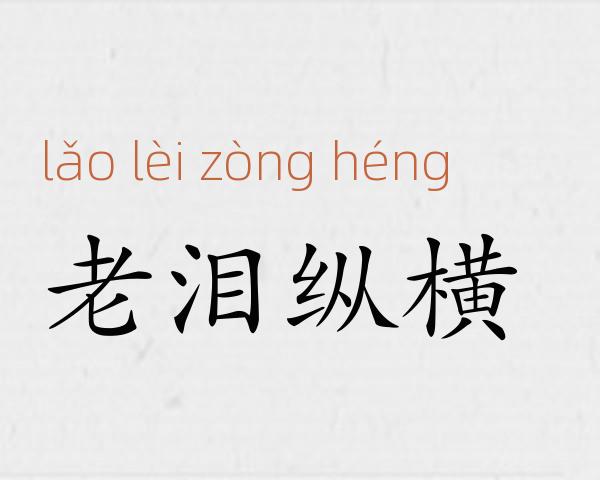 老泪纵横成语故事