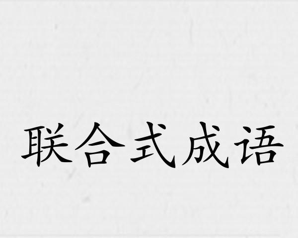 联合式成语
