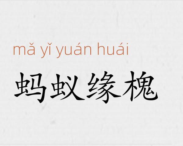 蚂蚁缘槐成语故事