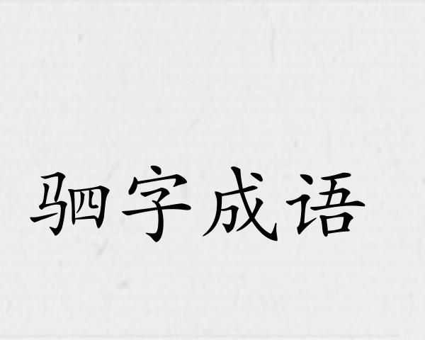 驷字成语