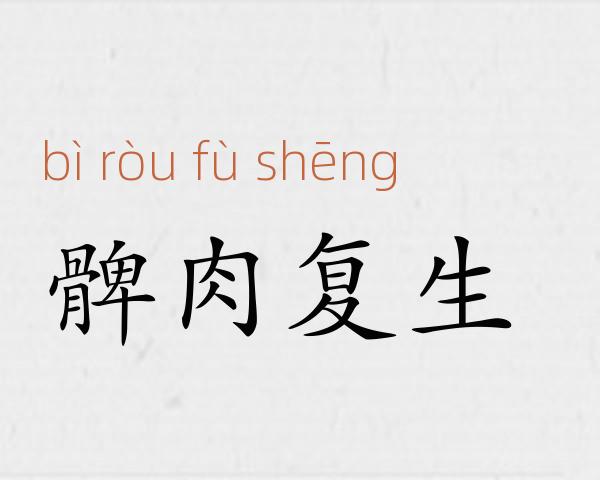髀肉复生成语故事